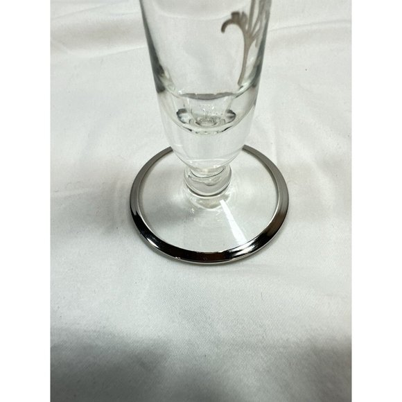 Vintage‎ Flanders Bud Vase W/Poppy Sterling Silver Overlay. - Picture 12 of 14